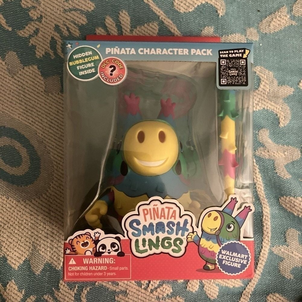 NEW, ROBLOX Piñata Smashlings DONKEY FIGURE Bubblegum Figure 2023 NIB
